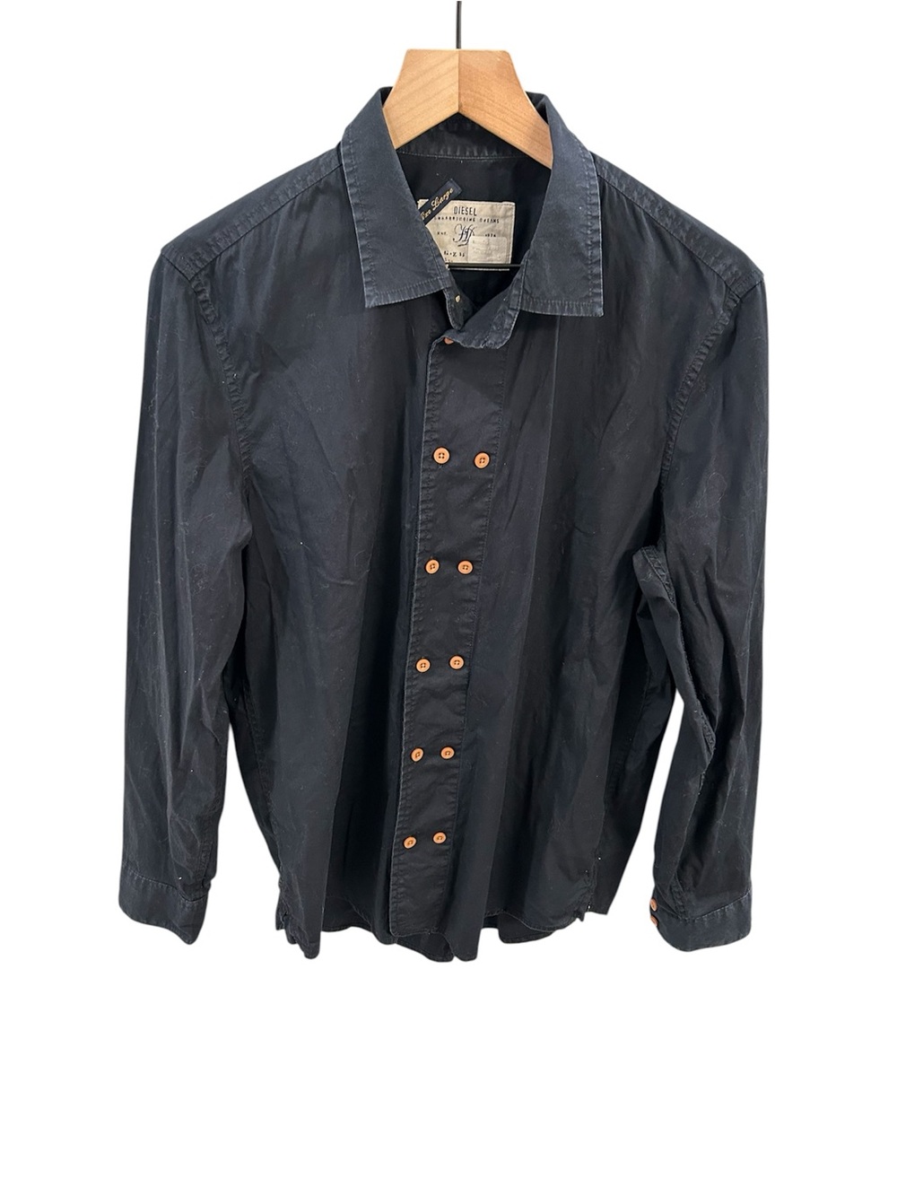 Diesel Men’s Button-Up Shirt – Size Large